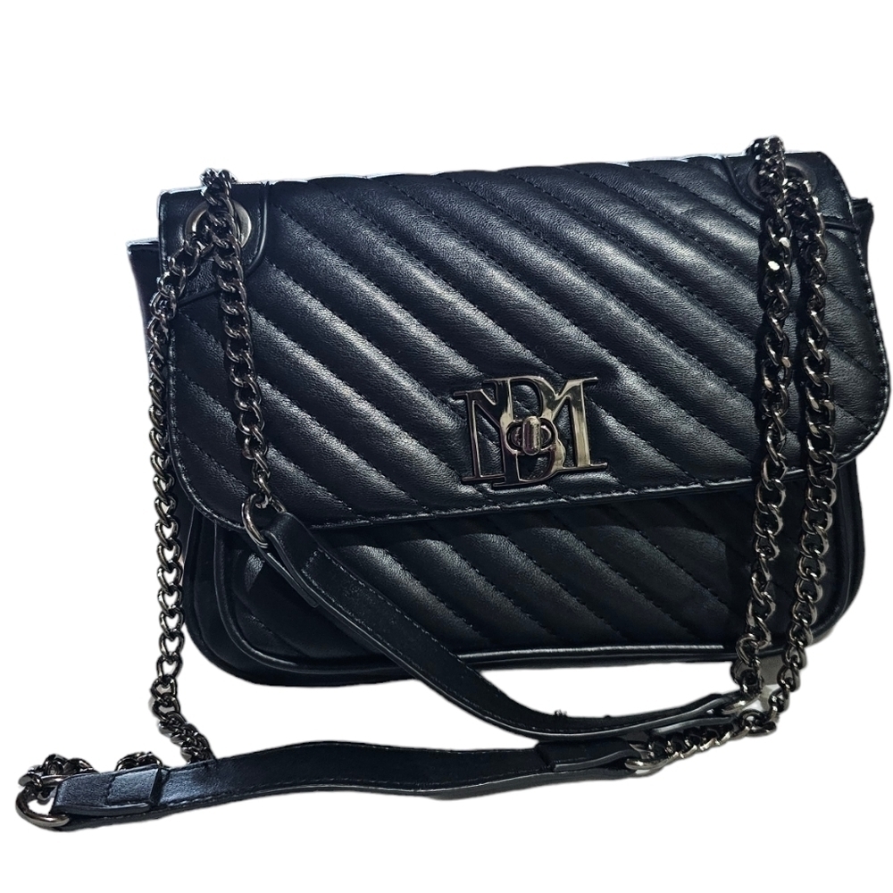 BADGLEY MISCHKA Diagonal Quilt Convertible Crossbody Bag NWOT - Picture 3 of 9